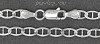 18" Sterling Silver Marina Mariner Chain 3.6mm