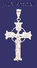 Sterling Silver DC Cross Crucifix Charm Pendant