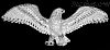 Sterling Silver DC Big Huge Eagle Charm Pendant