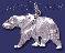 Sterling Silver Polar Bear Animal Charm Pendant