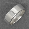 Sterling Silver Wedding Band Ring 6mm sz 5