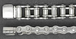 Sterling Silver 8" Bike Bicycle Chain Bracelet 12mm
