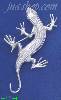 Sterling Silver Gecko Brooch Pin