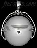 Sterling Silver Large 6-Picture Photo Ball Locket Charm Pendant