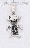 Sterling Silver It's A Girl Charm Pendant
