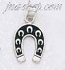 Sterling Silver Horseshoes Charm Pendant