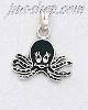 Sterling Silver Octopus Charm Pendant