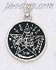 Sterling Silver Pentagram Charm Pendant