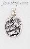 Sterling Silver Padre Nuestro Charm Pendant