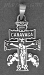 Sterling Silver INRI Caravaca Cross Crucifix Charm Pendant