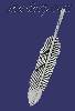 Sterling Silver Feather Genuine American Indian Charm Pendant