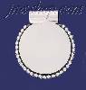 Sterling Silver Circle w/Beads Engravable Charm Pendant Sterling Silver Circle w/Beads Engravable Charm Pendant