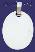 Sterling Silver Engravable Oval Charm Pendant Sterling Silver Engravable Oval Charm Pendant