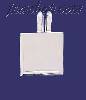 Sterling Silver Square Engravable Charm Pendant Sterling Silver Square Engravable Charm Pendant