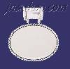 Sterling Silver Oval w/Rope Engravable Charm Pendant Sterling Silver Oval w/Rope Engravable Charm Pendant