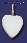 Sterling Silver Engravable Heart Charm Pendant Sterling Silver Engravable Heart Charm Pendant