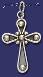Sterling Silver Cross Charm Pendant