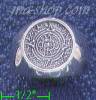 Sterling Silver Aztec Sun Calendar Ring sz 10