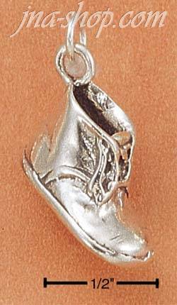 Sterling Silver BABY BOOTIE CHARM - Click Image to Close