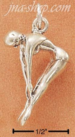 Sterling Silver DIVER CHARM - Click Image to Close