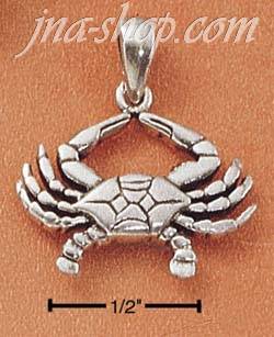 Sterling Silver CRAB CHARM - Click Image to Close