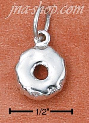 Sterling Silver DONUT CHARM - Click Image to Close