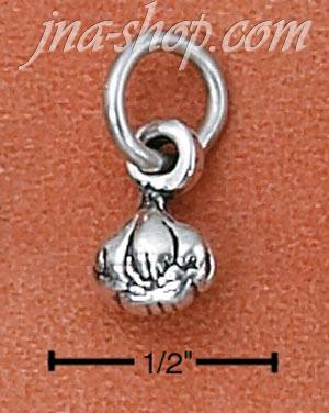 Sterling Silver HEAD OF GARLIC CHARM - Click Image to Close