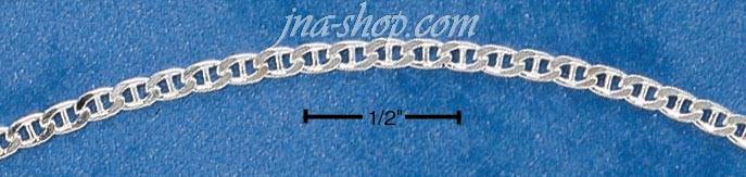 7" Sterling Silver MARINA 060 (2MM) CHAIN - Click Image to Close
