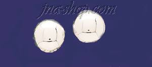 Sterling Silver 16mm Ball Post Earrings