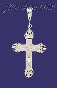 Sterling Silver DC Cross Crucifix Charm Pendant