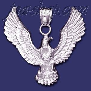 Sterling Silver DC Eagle Bird of Pray Charm Pendant