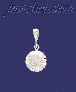 Sterling Silver DC Basketball Charm Pendant