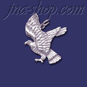 Sterling Silver Eagle Animal Charm Pendant