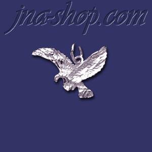 Sterling Silver Small Eagle Animal Charm Pendant