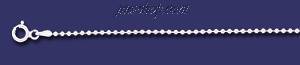 Sterling Silver 16" Ball Bead Chain 1.8mm