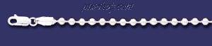 Sterling Silver 16" Ball Bead Chain 4mm