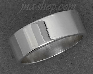 Sterling Silver Wedding Band Ring 7mm sz 6