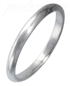Sterling Silver Wedding Band Ring 2mm sz 3
