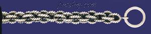 Sterling Silver 9" Multi-Rope Link Handmade Bracelet 12mm