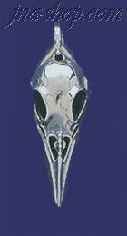 Sterling Silver Skull Charm Pendant