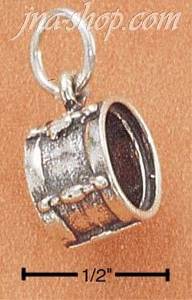 Sterling Silver DRUM CHARM