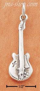 Sterling Silver ELECTRIC GUITAR CHARM