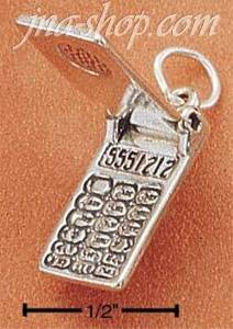 Sterling Silver FLIP TOP CELL PHONE CHARM