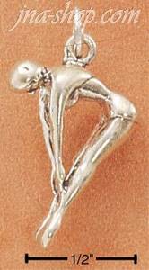 Sterling Silver DIVER CHARM