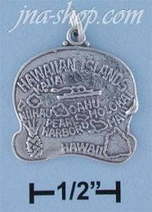 Sterling Silver HAWAII STATE CHARM