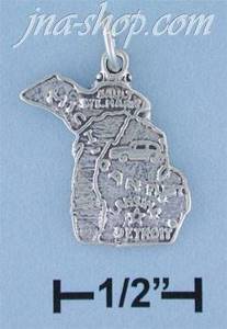 Sterling Silver MICHIGAN STATE CHARM