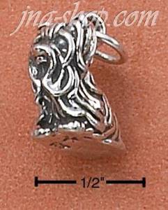 Sterling Silver 3-D YORKIE DOG CHARM