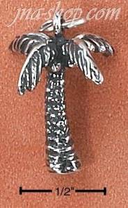 Sterling Silver TROPICAL PALM TREE