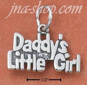 Sterling Silver "DADDY'S LITTLE GIRL" CHARM