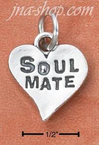 Sterling Silver "SOUL MATE" CHARM